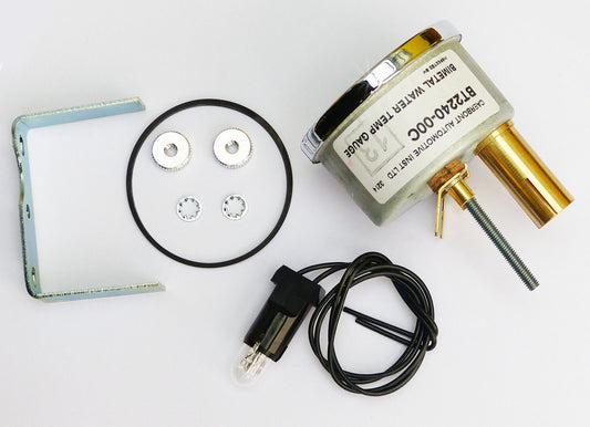 Smiths Classic Car Water Temperature Gauge + Chrome Bezel & Black Face GAE124