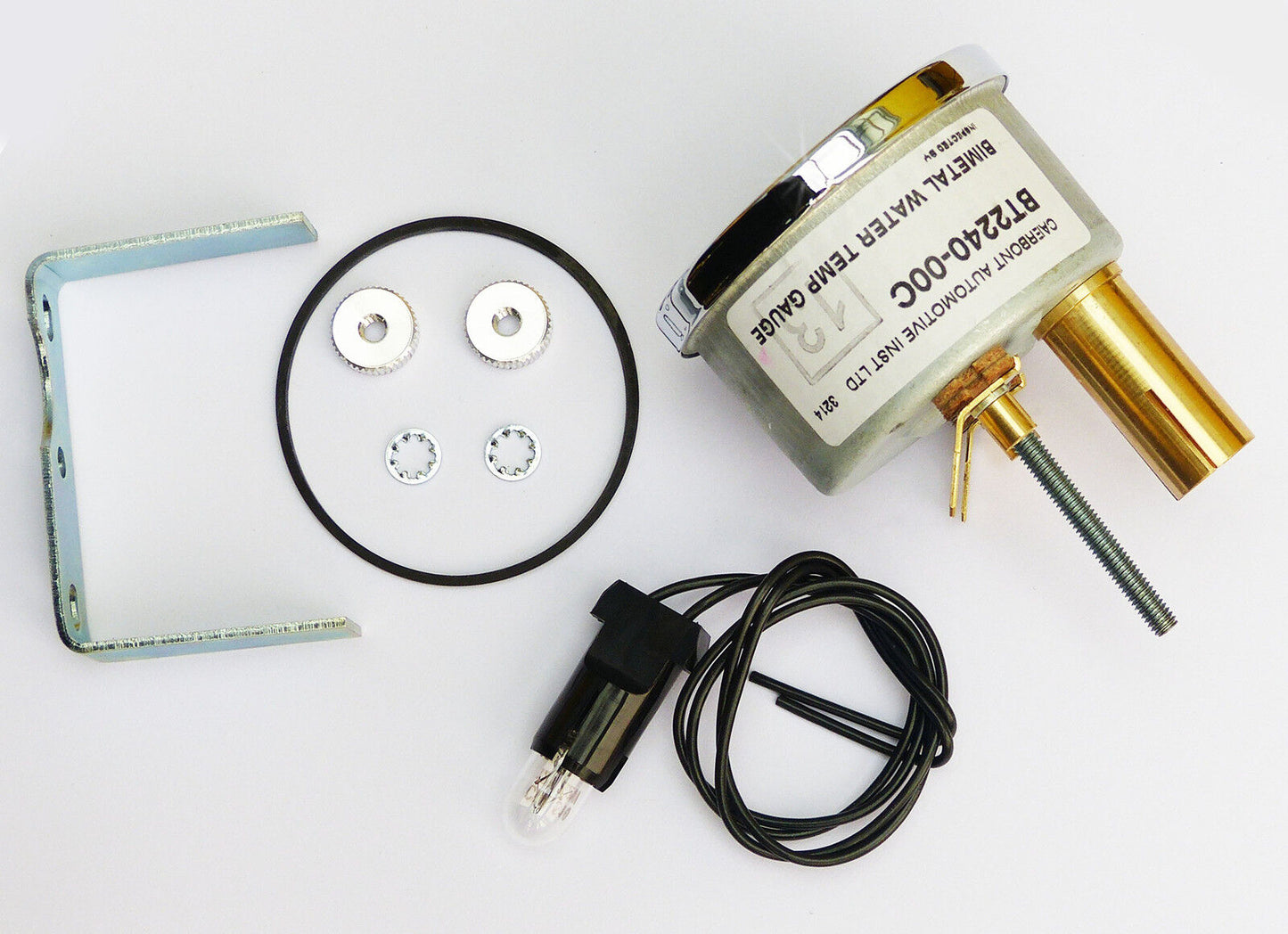 Smiths Classic Car Water Temperature Gauge + Chrome Bezel & Black Face GAE124