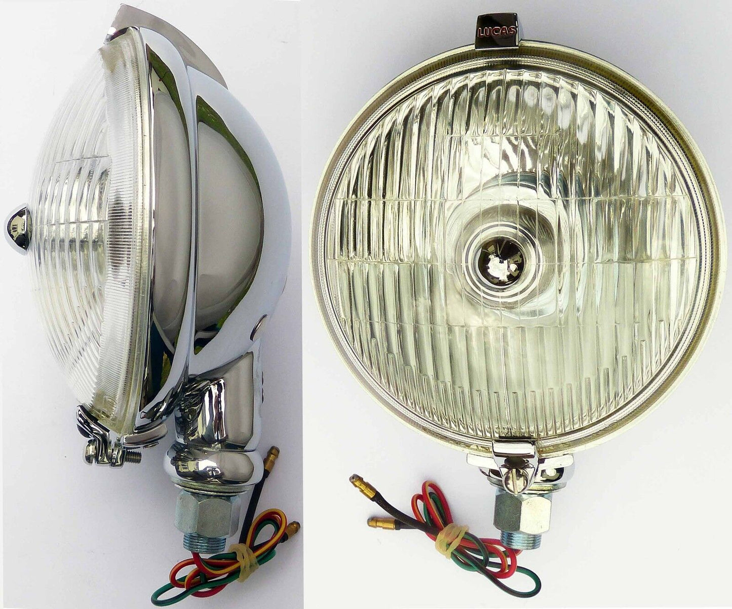 Lucas SFT576 Chrome Fog Light / Fog Lamp. For Classic Car, MG, Triumph, Mini etc