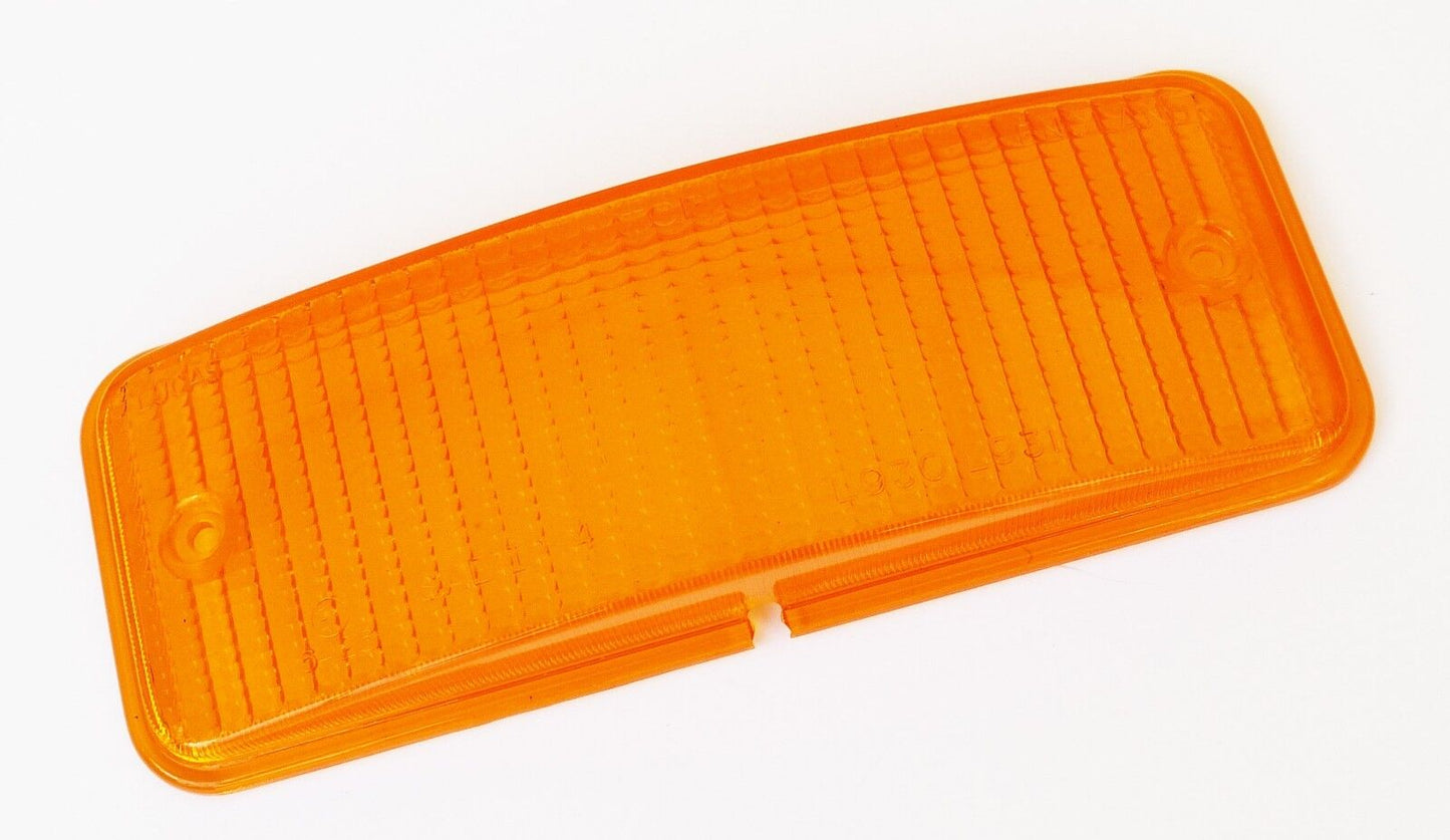 Lucas 54586350 L930 / L931 MGB & Midget Amber Flasher Lens, 37H8759