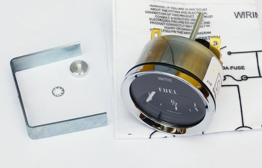 Smiths BF2226/00 Classic Car Fuel Gauge Chrome Bezel, MGB Sprite Midget BHA4736