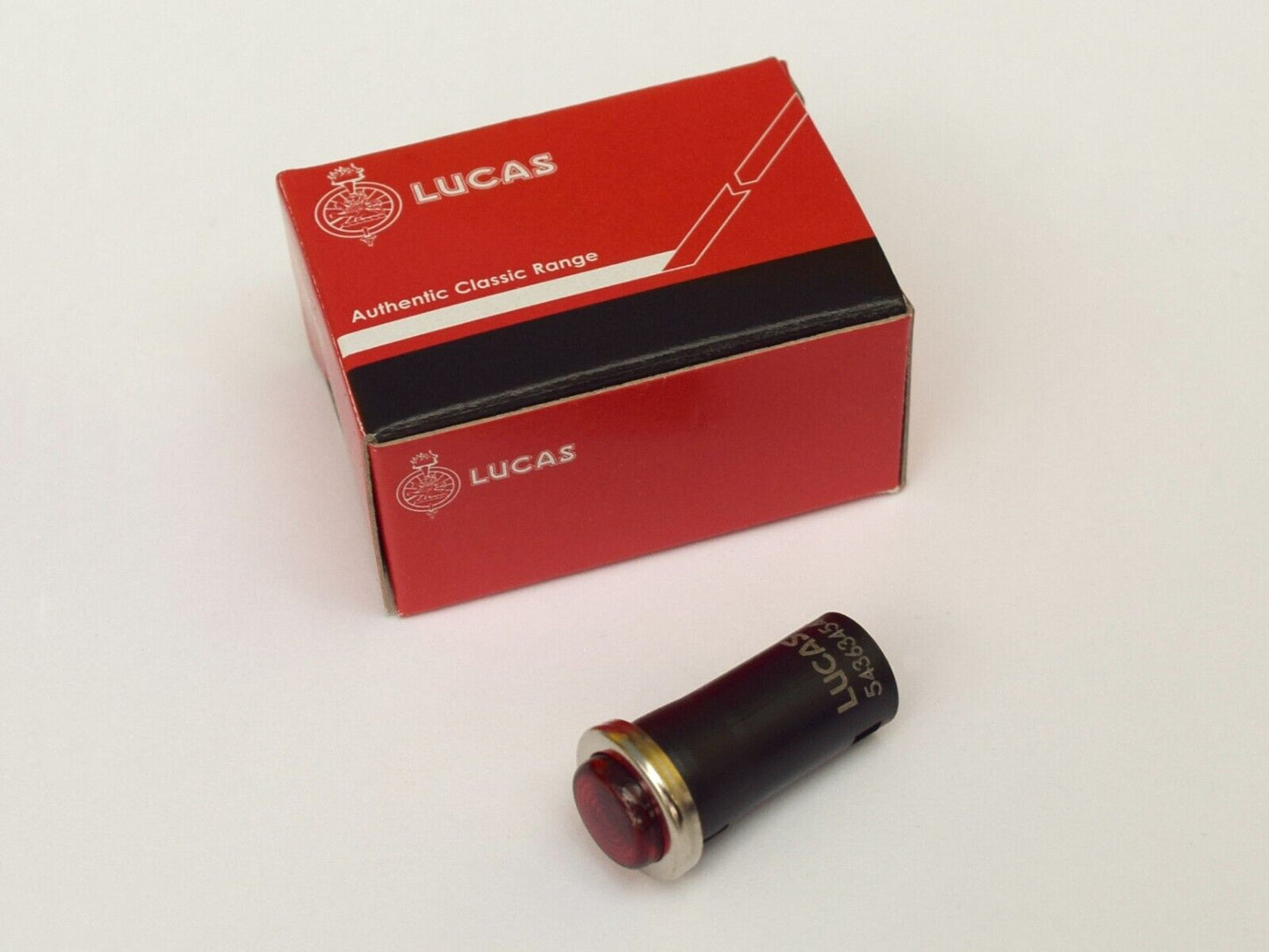 Lucas 54363454 / SPB354 Classic Car / Motorcycle Red Warning Light Lens Only