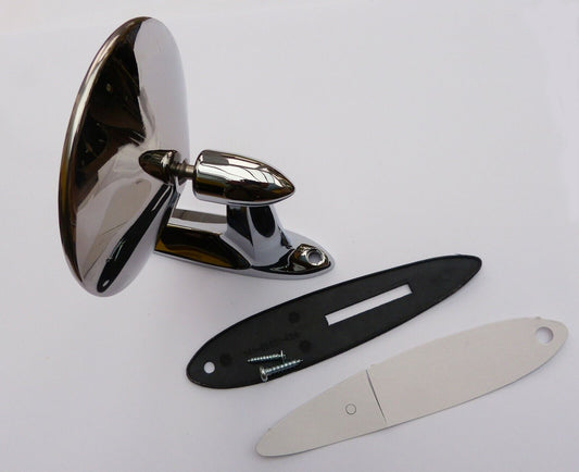 Classic Car Chrome American / USA European Style Wing & Door Mirror Hillman Minx