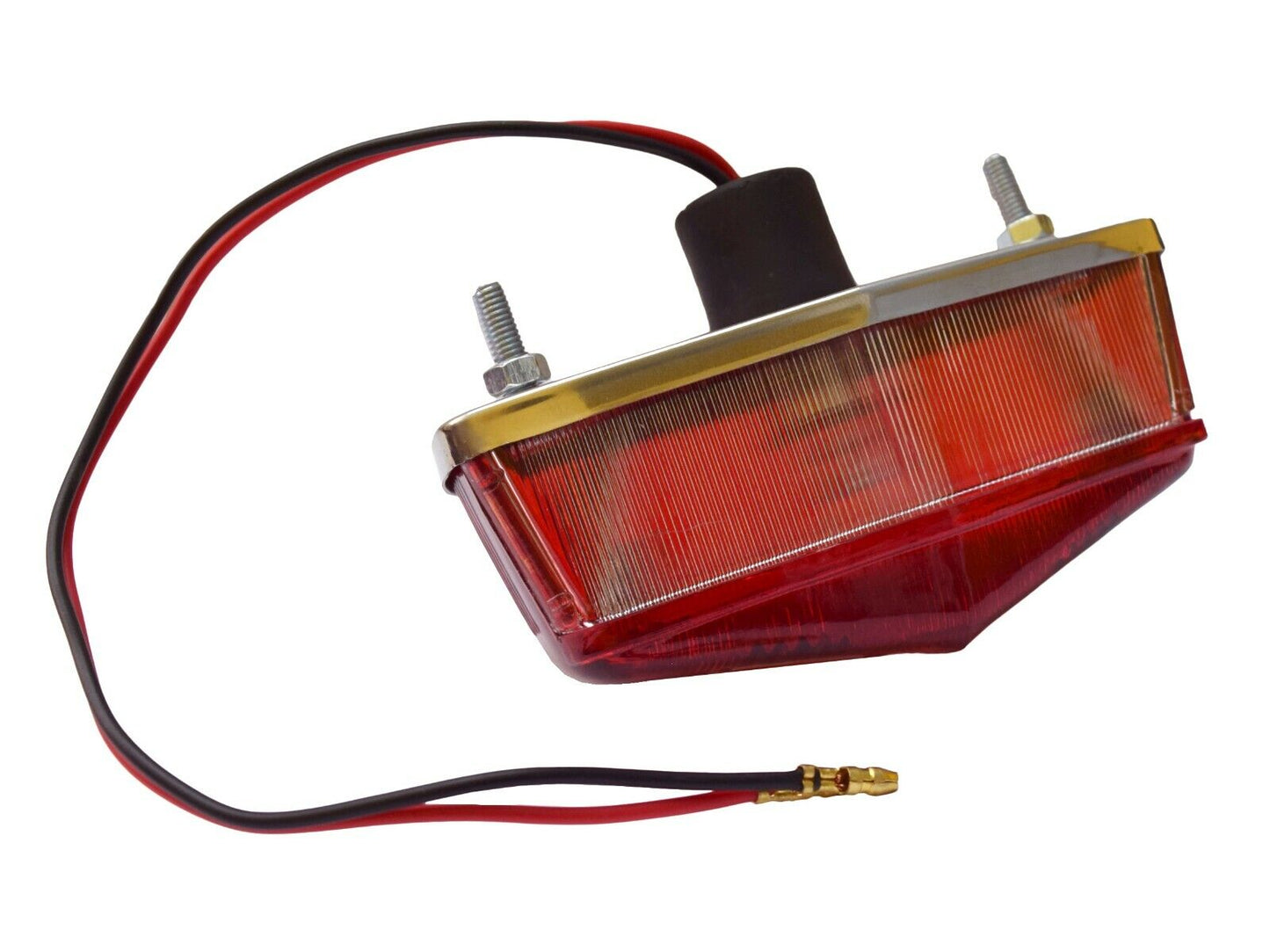 Lucas Type L525 Motorcycle Rear Red Stop Tail & Number Plate Light + Reflector