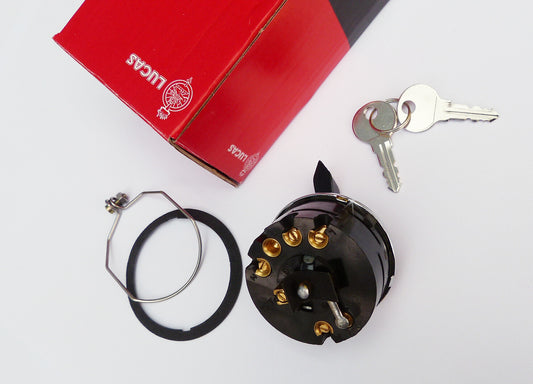 Lucas 34055 PLC6 Ignition & Light Switch, MG TD TF Midget, Classic Motorcycle