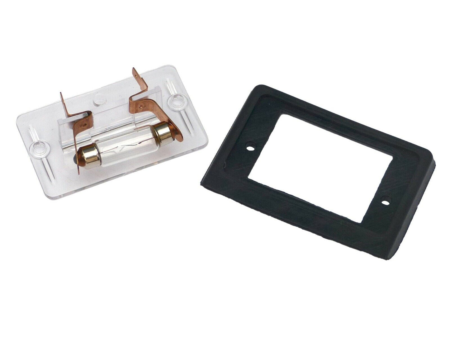 Triumph TR6, Stag Mk2 Number Plate Light Lens DRC276, Bulb GLB239, Gasket 632043