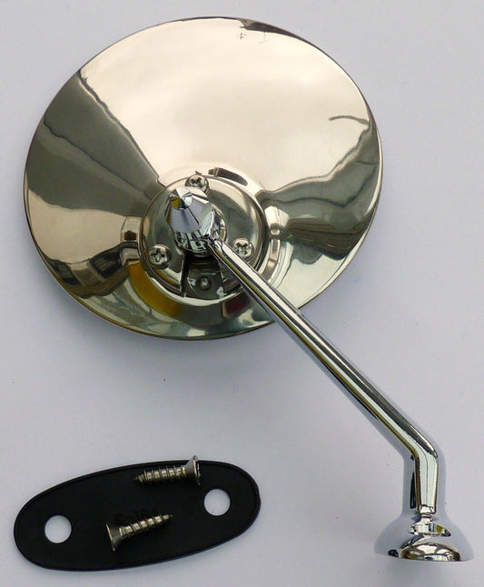 Classic & Vintage Car Adjustable Left or Right Hand Chrome Door or Wing Mirror
