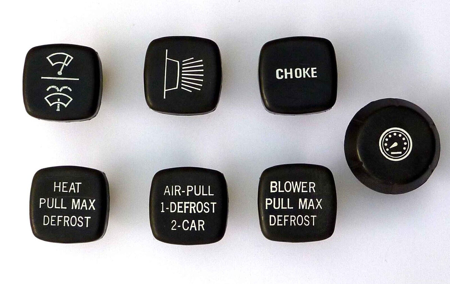 Triumph TR6 CF Models Dashboard Knob Set, GKS6007X