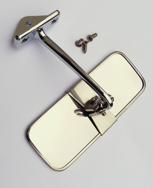Austin / BMC Classic Mini Stainless Steel & Chrome Interior Rear View Mirror