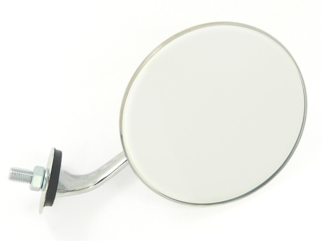 Lucas Style 406 Classic Car Chrome Door / Wing Mirror (LH) with Convex Glass