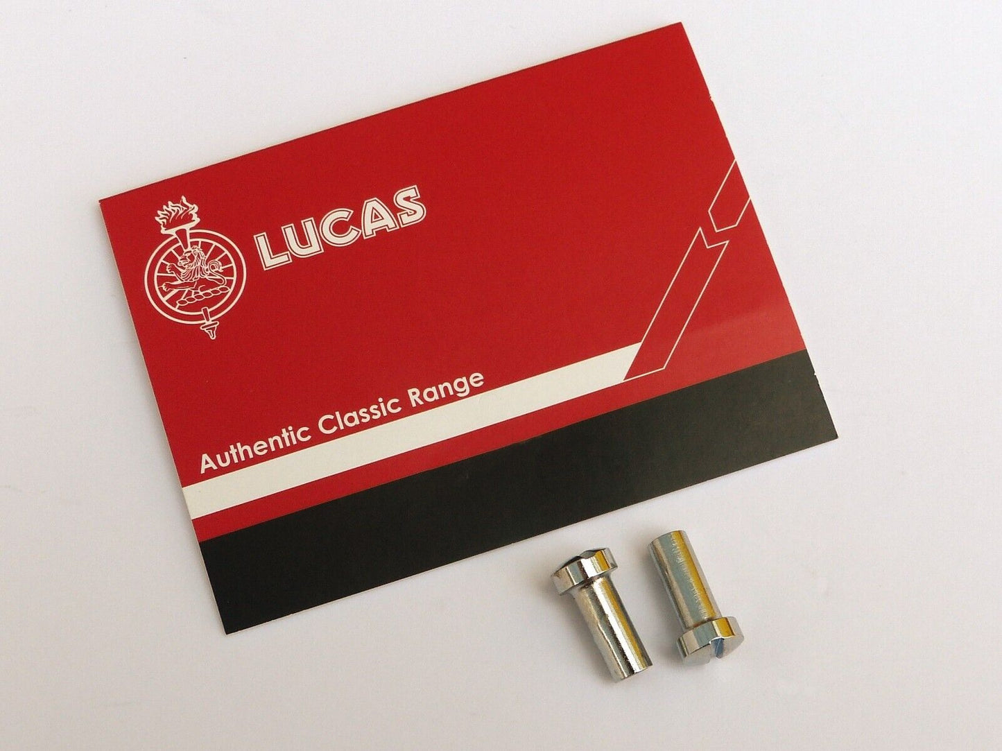 Lucas 575219 L564 L581 L617 L637 Chrome Light Lens Screws, Norton, Triumph, BSA