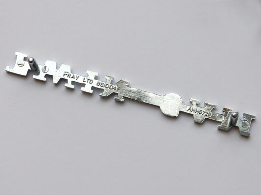 MGA Chrome Twin Cam / Twincam Badge, MG part; AHH5729 J Fray OE British Made