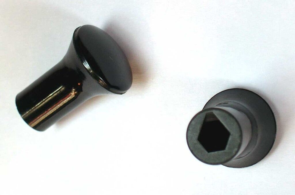 Classic Car Control Cable & Switch Black Knob, 315042 / 316102, MGA AHH5362