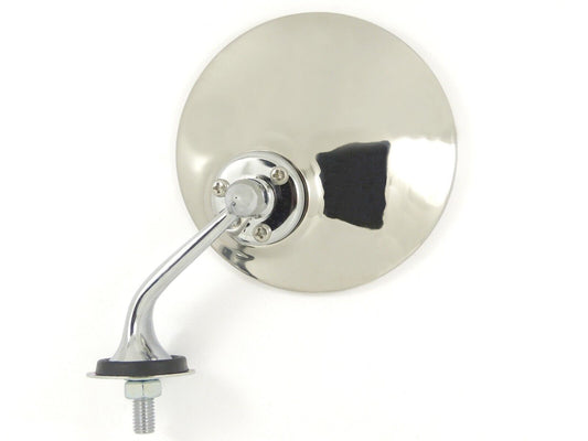 Lucas Style 406 Classic Car Chrome Door / Wing Mirror (LH) with Convex Glass