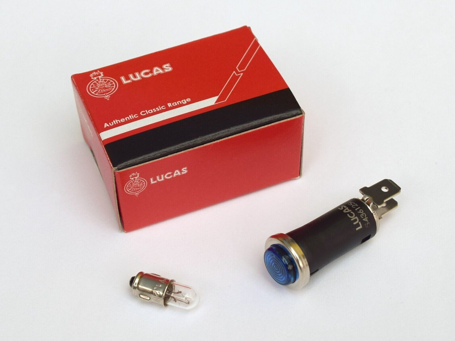 Lucas 54361250 / SPB356 Classic Car Blue Warning Light / Lamp & Bulb