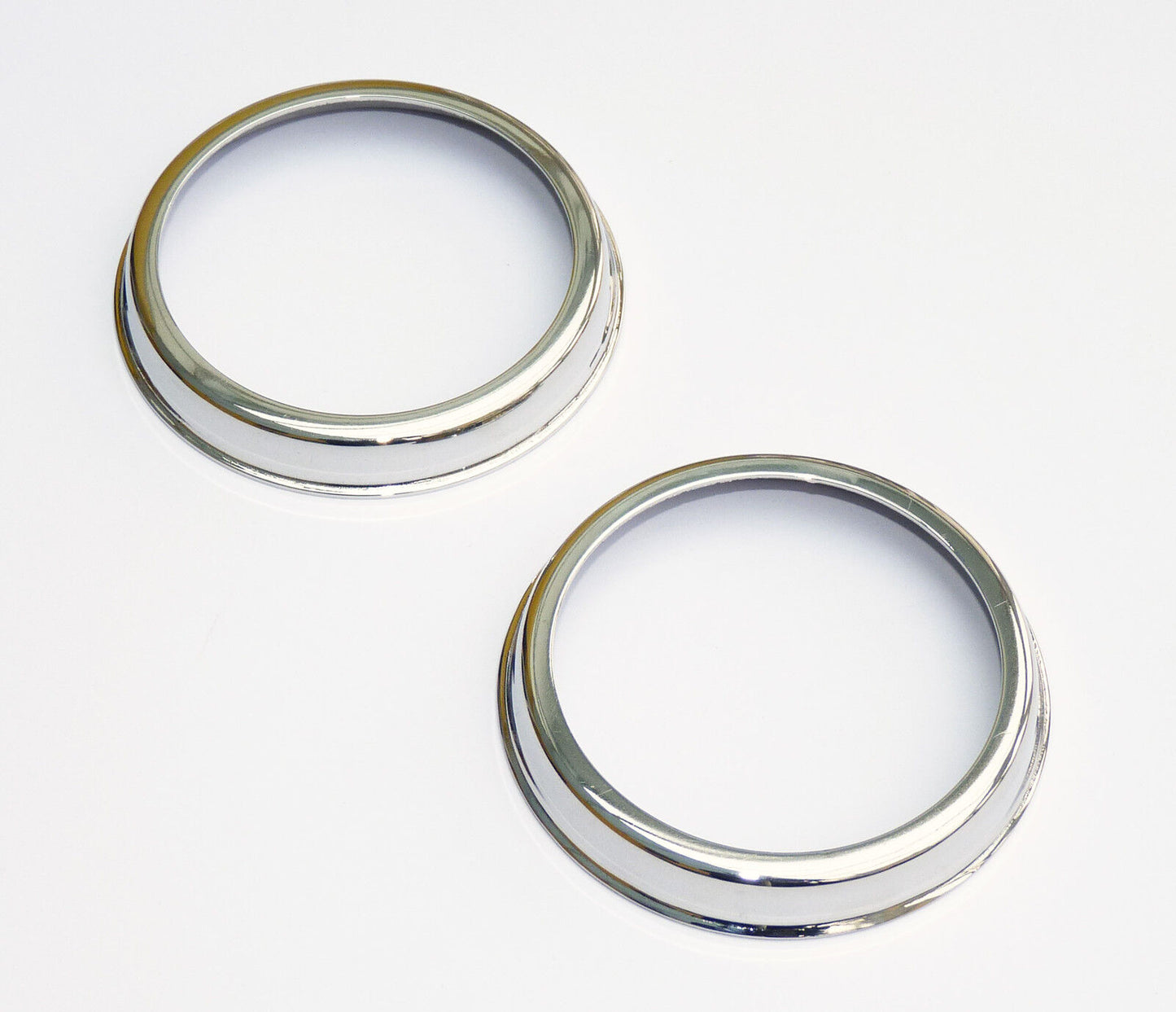 Lucas Type L594 & L488 Chrome Retaining Rims, Part 572734 or 7H5182 for Mini MG