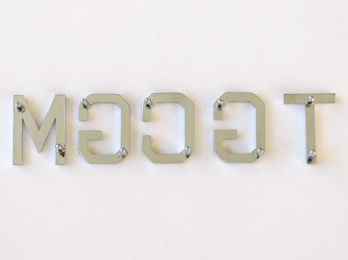 UK Made MGC GT Concours Quality Chrome Letter Set for MGCGT, AHC7836/9, AHC303C