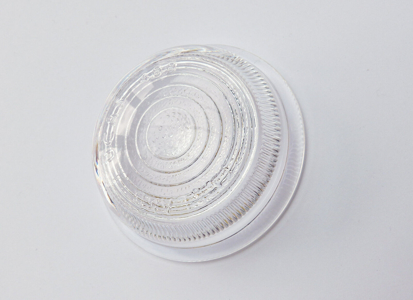 Genuine Lucas L488 Clear / White Glass Side / Indicator Lens, 572715, AJA5076