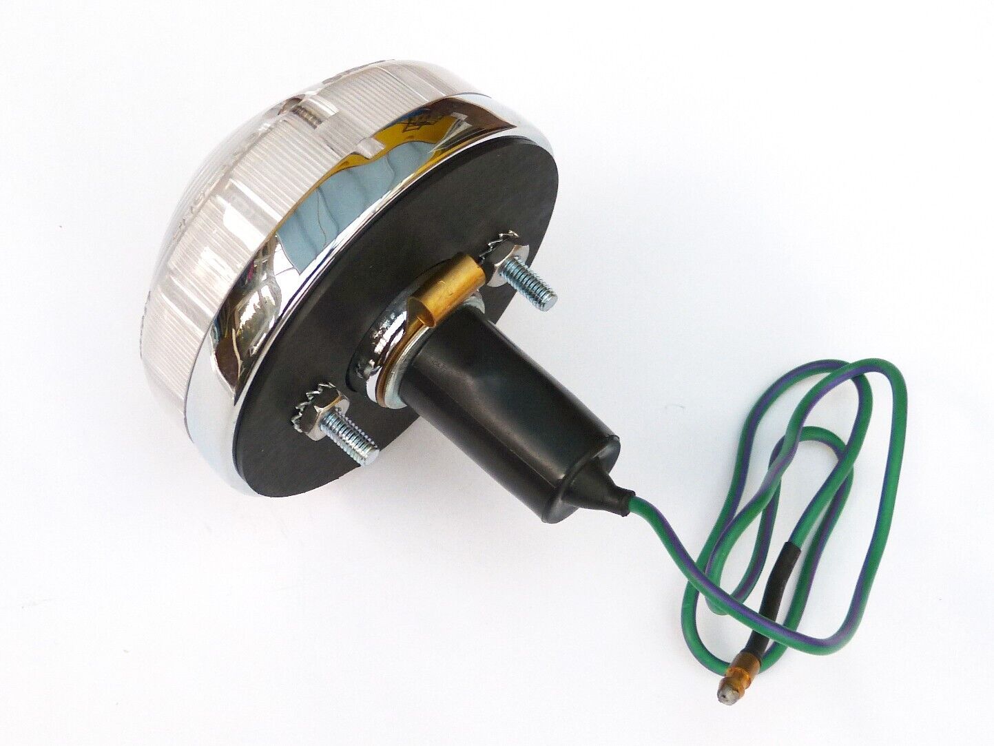 Lucas L691 Clear lens Amber Indicator Lamp, for Triumph, Marcos, Imp, BHA4476