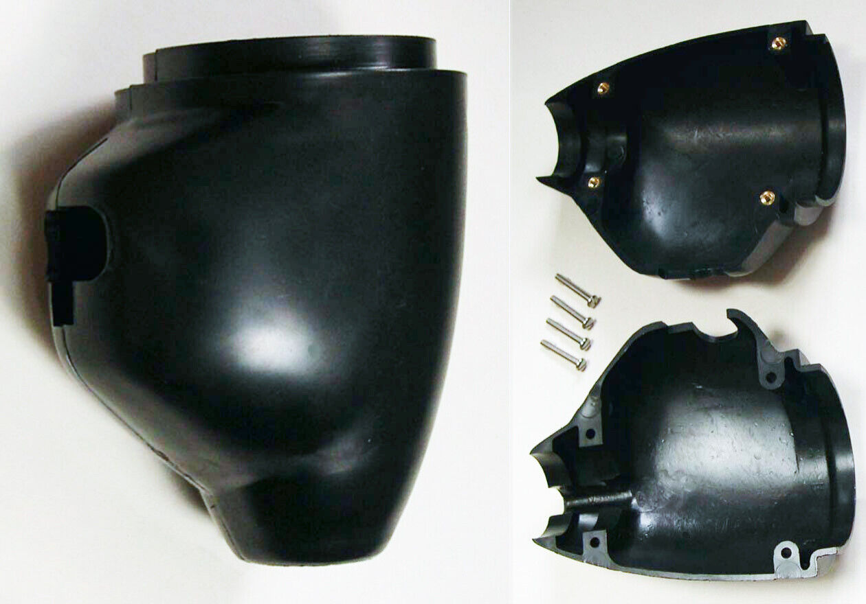 Set of MGB Right Hand Drive (RHD) Steering Column Cowls, BMC part 18G8713