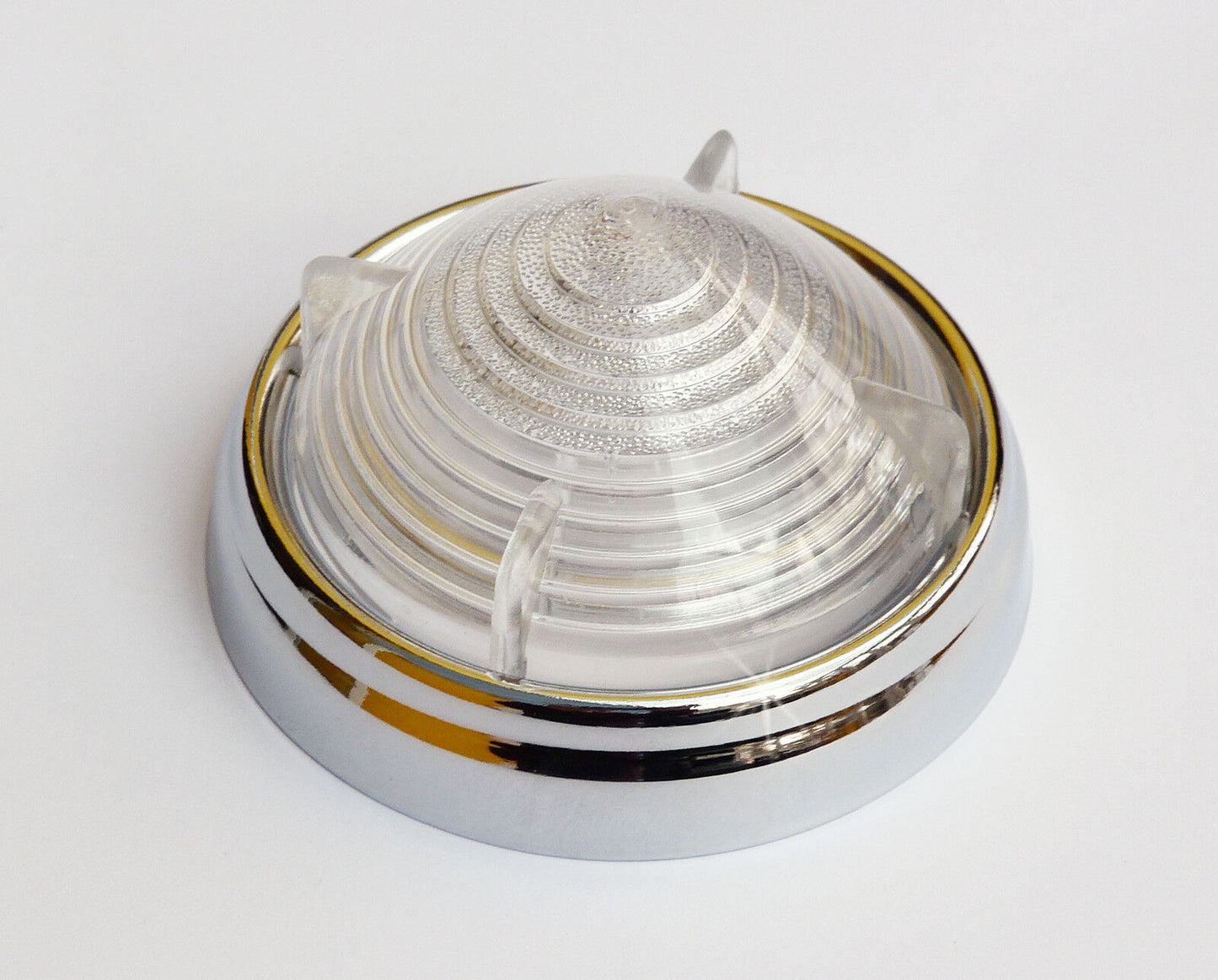 Lucas Type L539 Clear Side Lens & Rim, Imp Vauxhall Cobra AC etc 574243 17H5428
