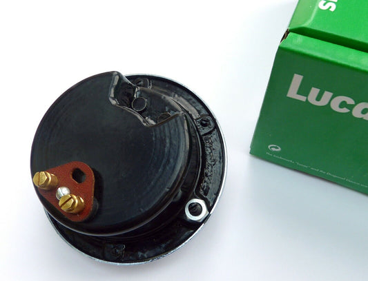 Genuine Lucas Altette 6V Vintage Horn & Chrome Rim for Classic Car & Motorcycle