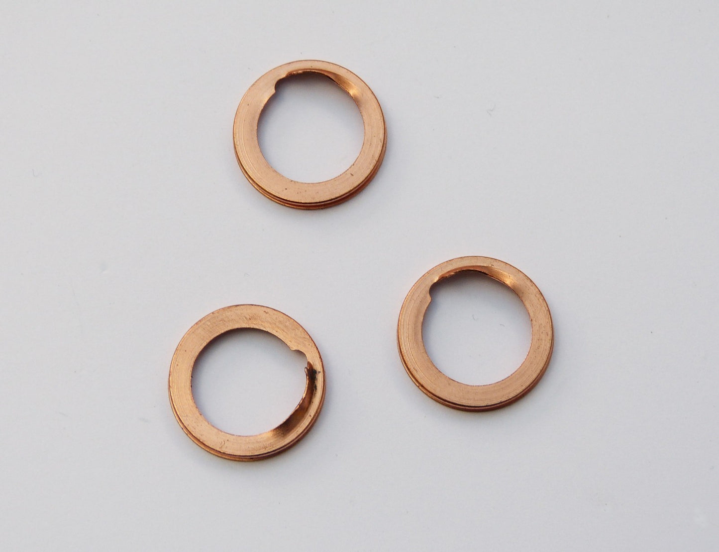 3 x Sump Drain Copper Washer for MGA MGB Austin Healey Sprite & MG Midget, 6K638