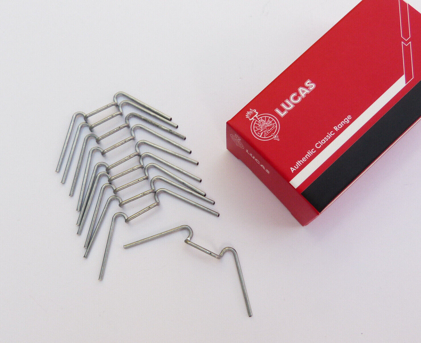 Genuine Lucas Headlamp Retaining W Spring Clips Classic Car & Motorcycle, 500291