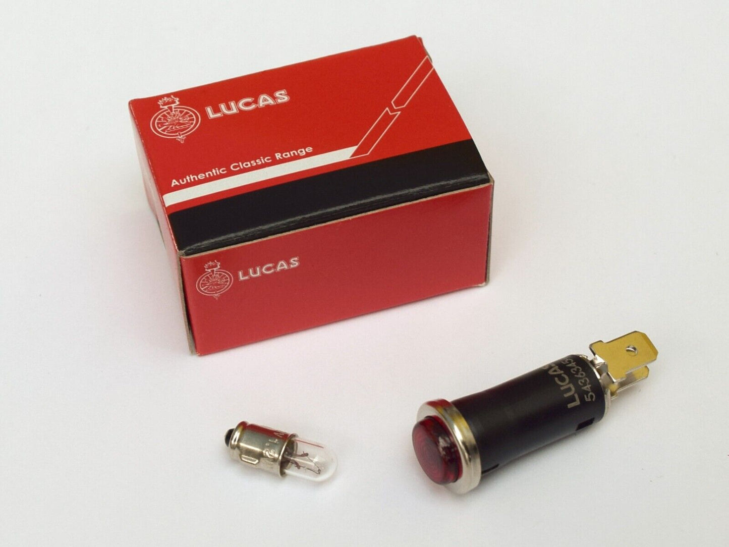 Lucas 54363454 / SPB354 Classic Car Red Warning Light / Lamp & Bulb