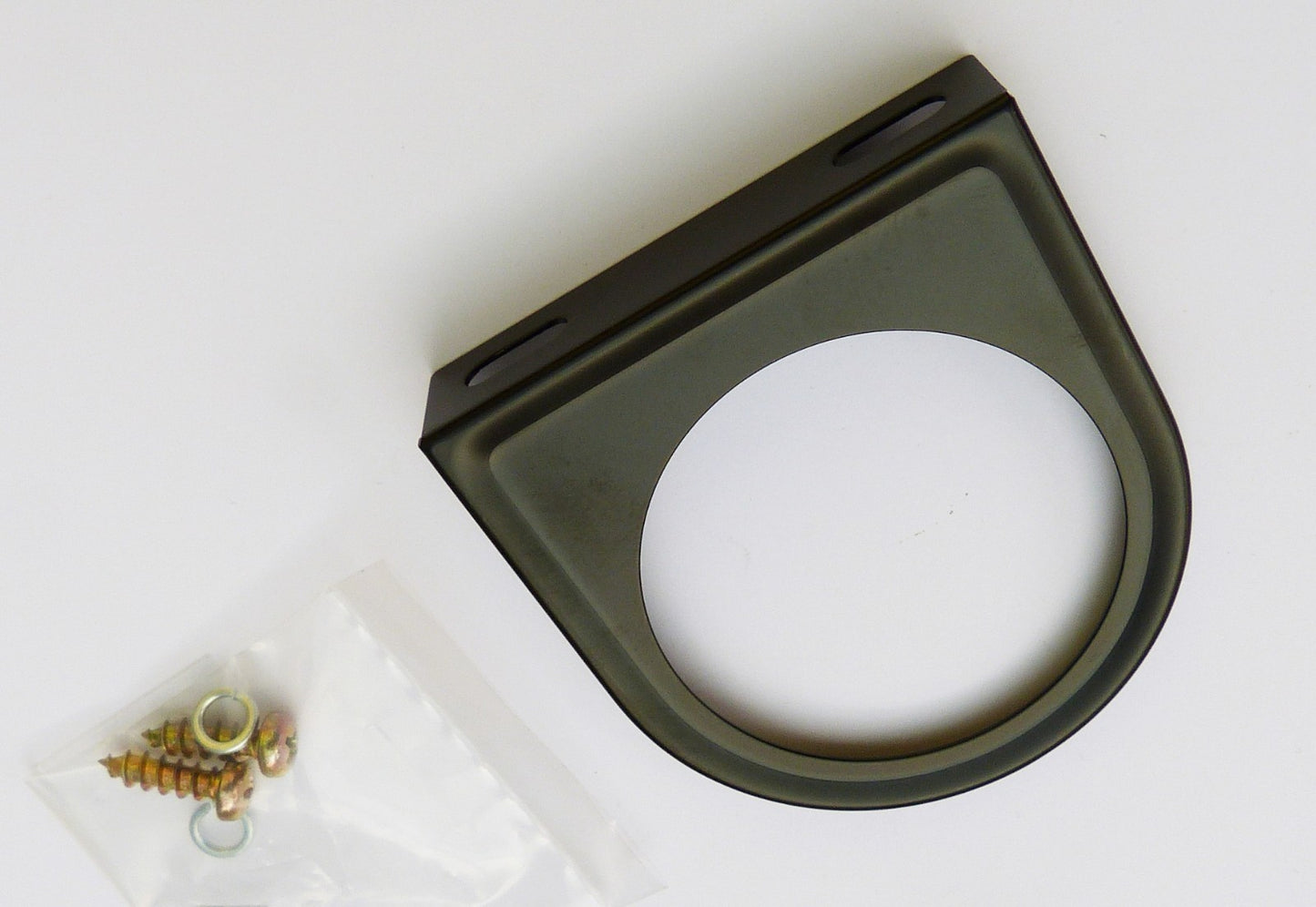 Classic Car 52mm 2¼" Black Metal Under Dash Fixing Bracket for Smiths Gauges etc