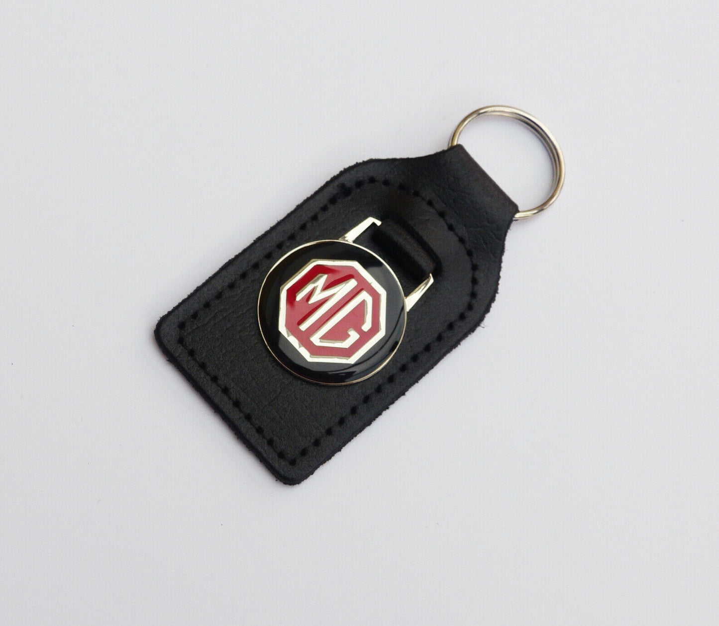 MG Chrome Red & Black Key Fob, Midget, MGA, MGC, MGB GT, Midget, MGF, MGTF etc