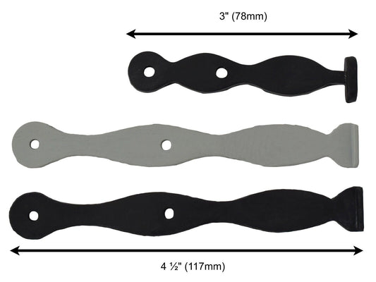 Classic Motorcycle & Car Frame Rubber Cable Securing Ties 3" 4 ½" 6" Grey Black