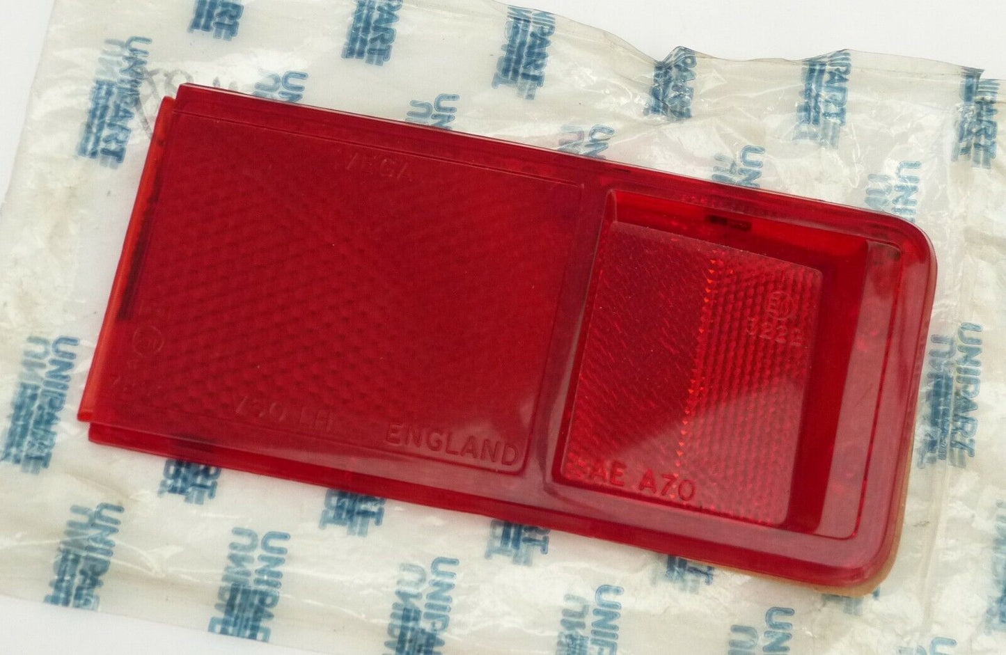 NOS Morris Marina Vega Rear Red Left Hand Lens & Reflector, Unipart BMC 24G6298