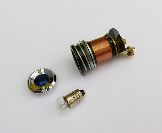 Vintage Lucas WL3/1 Blue Warning Lamp, 238019, Land Rover S1 MG Y Type, 38081