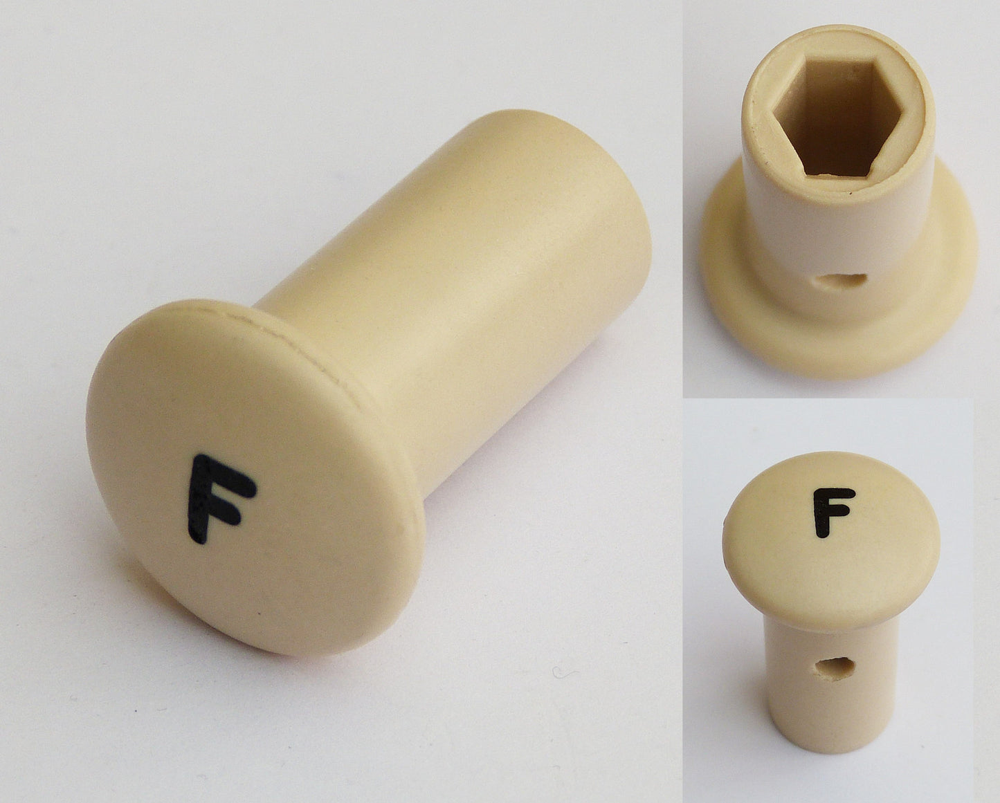 Classic Car F Fog Lights Cream Knob for Morgan Alvis Morris Wolseley