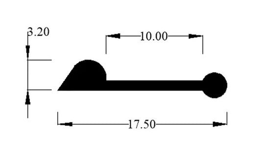 Jaguar E Type XKE Series 1.5, 2 & 3 Headlight Beading Seal Set, BD35729, BD35730