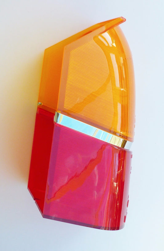 Genuine Lucas 54580555 Red & Amber Rear L759 Lens Triumph Herald Vitesse 514416