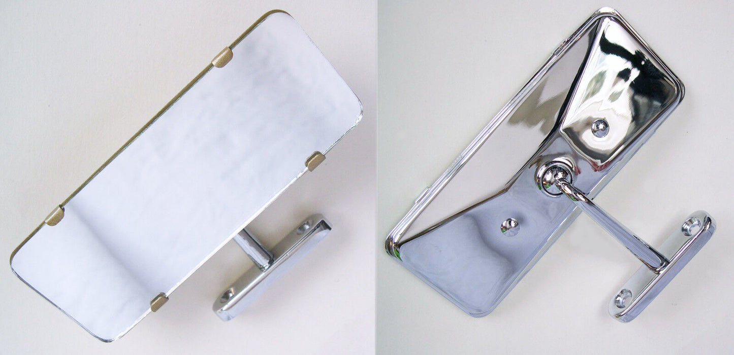 Interior Mirror with Chrome Plated Back, AHH5198C, For MGA & Classic Cars