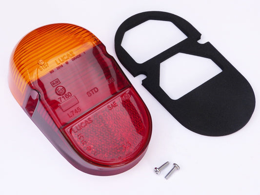 Lucas L745 Rear & Indicator Lens & Reflector, Morris Minor 1000 Saloon, 37H2987