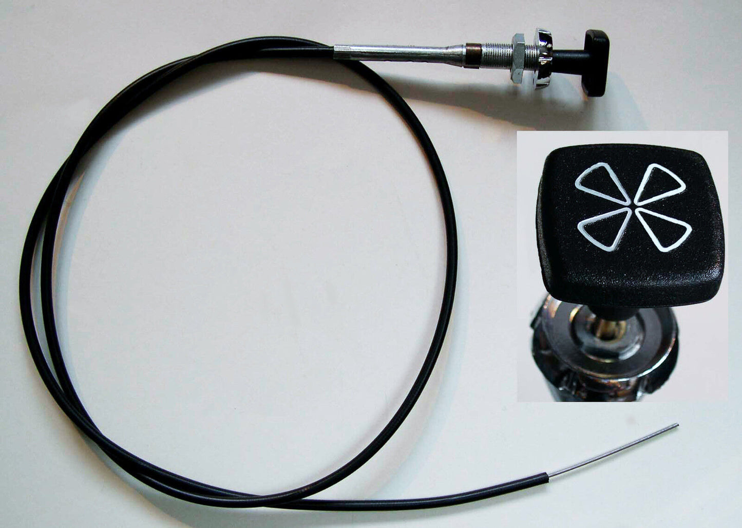 Triumph Spitfire MkIV 1500, Dolomite 1500HL RHD Choke Cable, Triumph part 156137