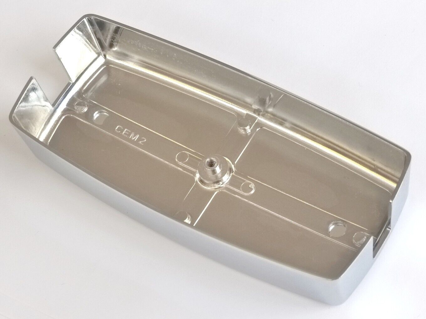 Triumph TR6 (1973-1976) Foil Grille Badge + Chrome Plinth New Old Stock, ZKC1224