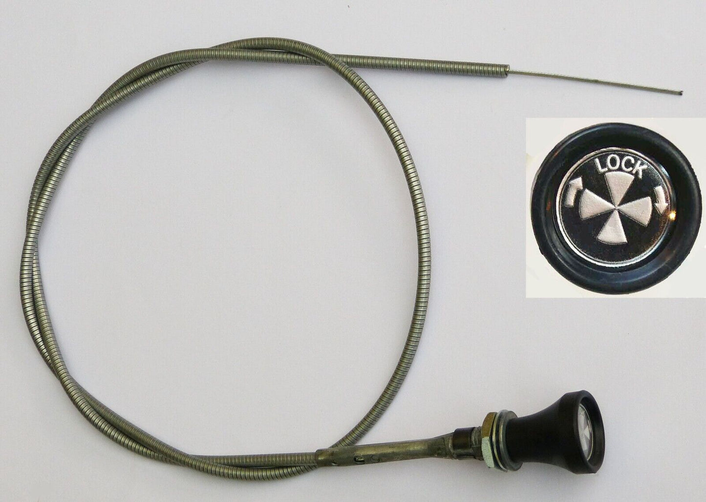 MG Midget 1500 Turn & Lock, Locking Choke Cable, MG part CHA446