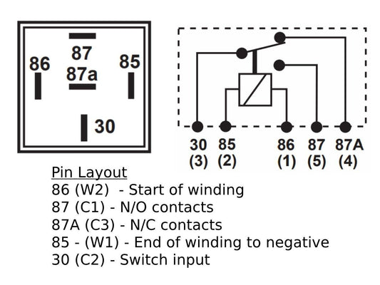 Lucas SRB500 12V 20/30A Change over 28RA Relay Land Rover Mini DRC1820 YWB10031A
