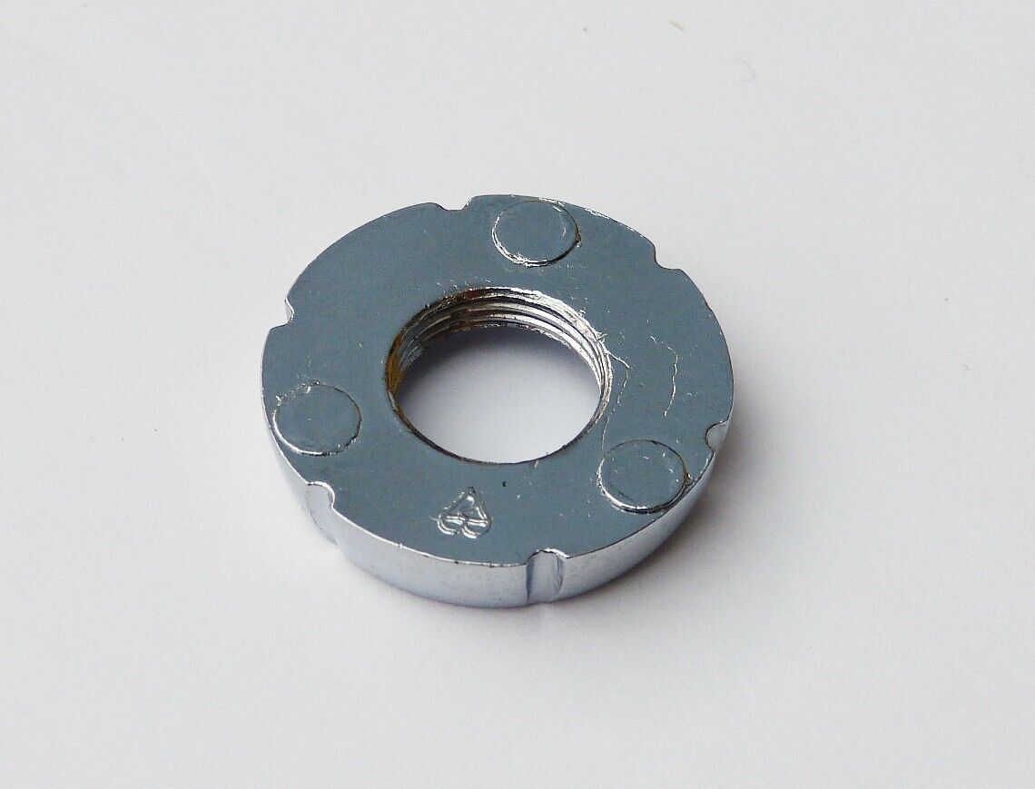 Triumph 618946 Chrome Plated Choke Bezel Ferrule / Nut, Triumph Spitfire TR5 TR6