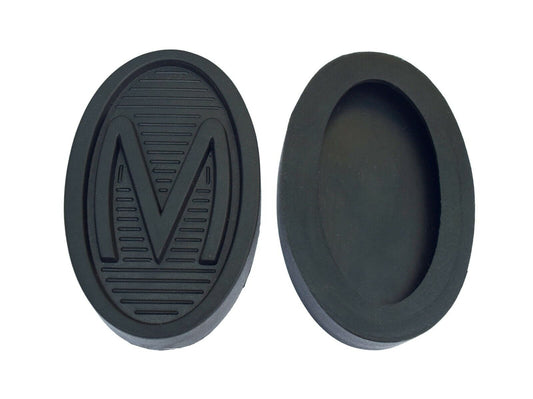 Pair of 'M' Embossed Pedal Rubbers for Morris Minor ACA5359M