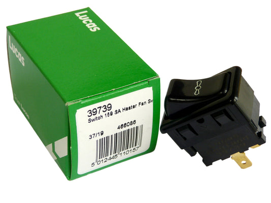 Genuine Lucas 39739 159SA Heater Fan Switch for MGB, MGB GT V8 BHA5113