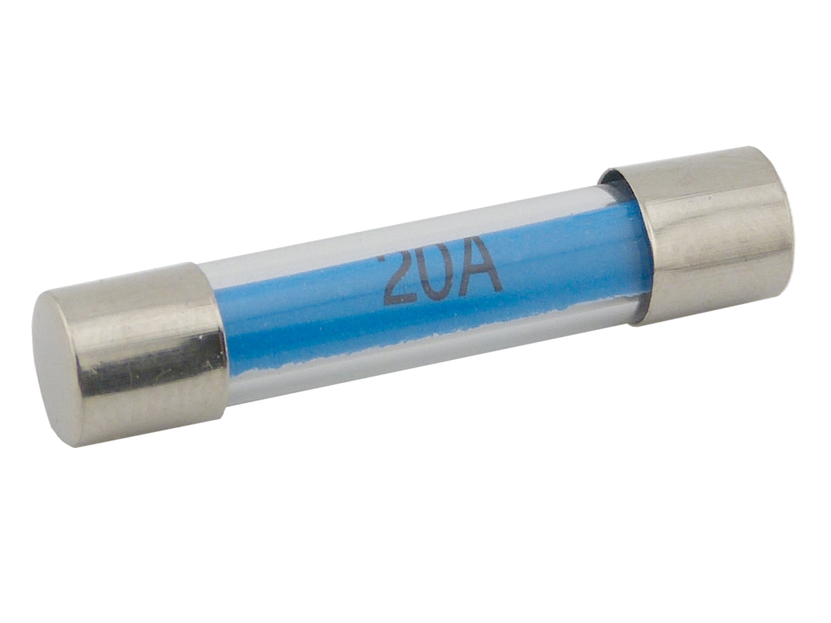 Automotive / Classic Car & Motorcycle 20A Quick Blow Glass Fuse, GFS20X