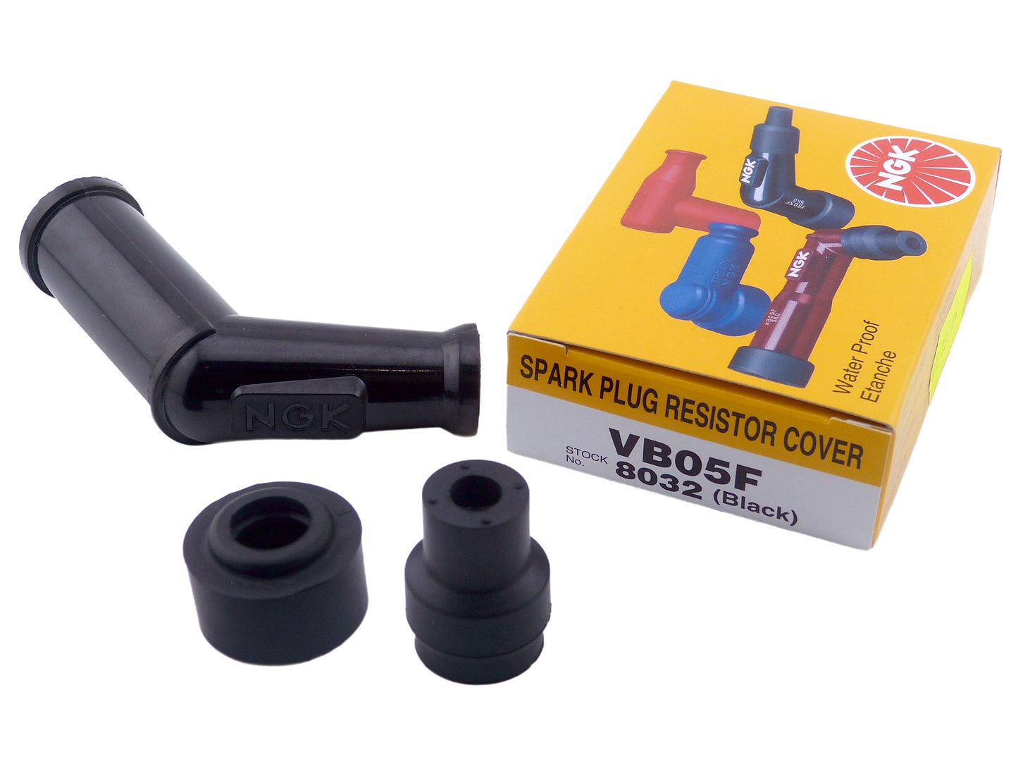 NGK VB05F Waterproof Straight 120 Degree Plug Cap for Classic Car / Motorcycle