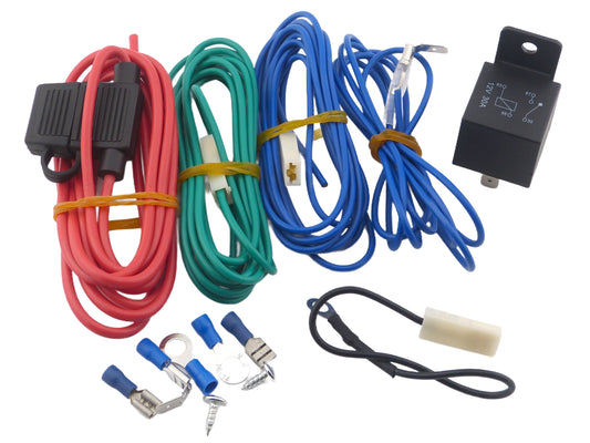 Pride EP2425 Universal Lamp / Horn Wiring Kit & 12V 30A Relay, K900