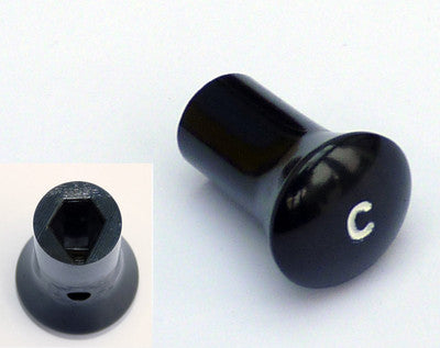 Lucas Style Control Cable "C" Choke Knob for MGA Classic Cars, British Made